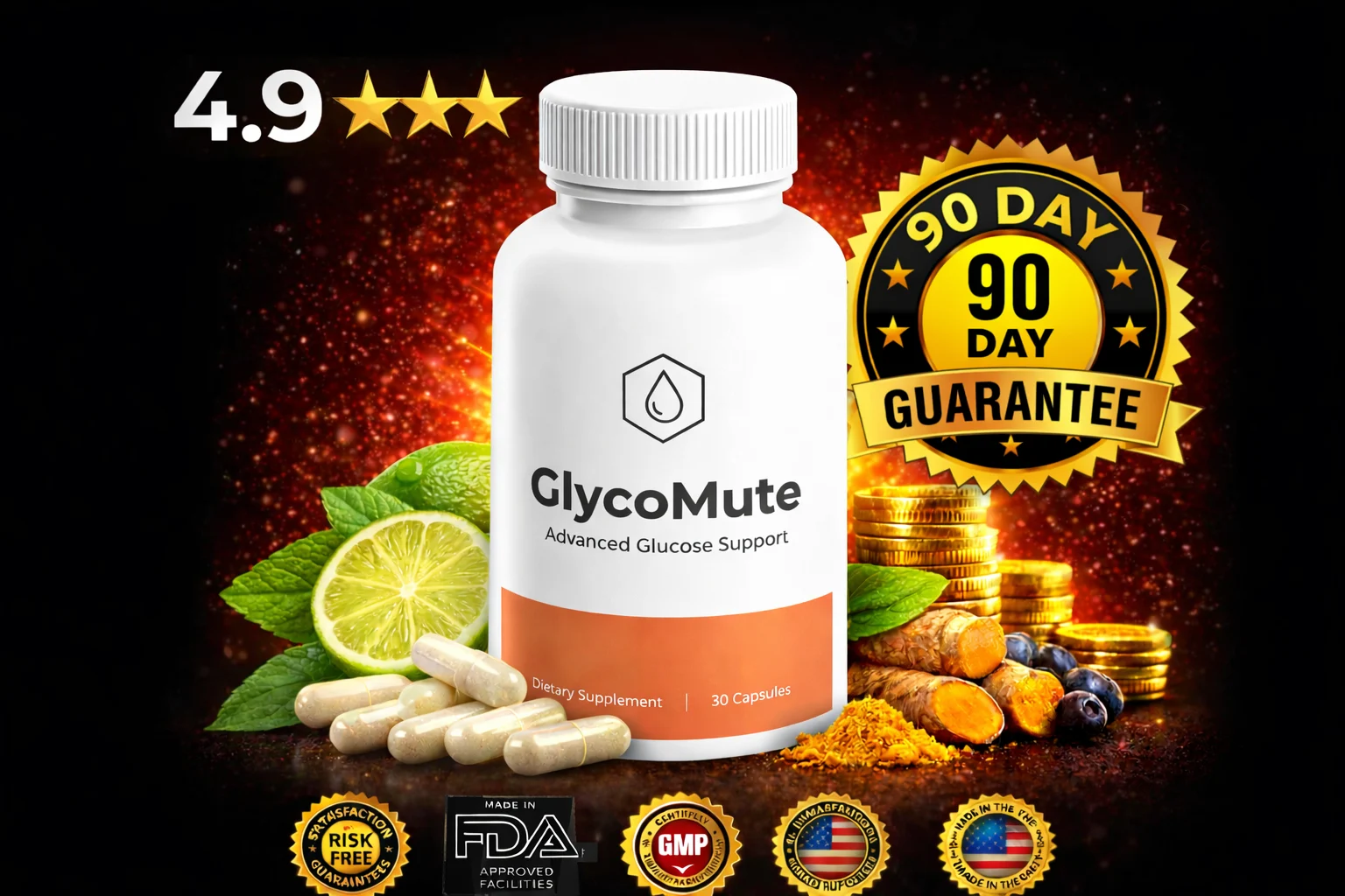 GlycoMute Natural Supplement